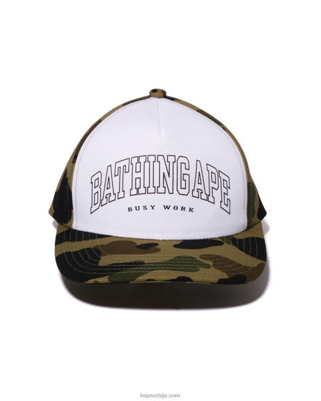 Војничко зелена мушкарци A Bathing Ape 1. маскирна капа J4280471