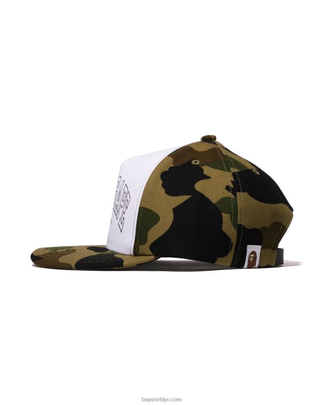 Војничко зелена мушкарци A Bathing Ape 1. маскирна капа J4280471