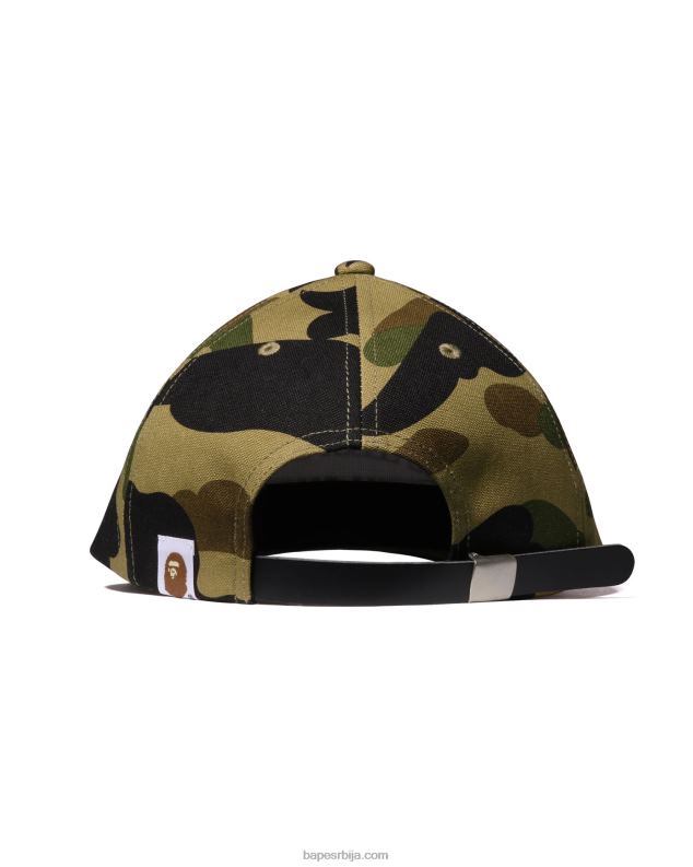 Војничко зелена мушкарци A Bathing Ape 1. маскирна капа J4280471