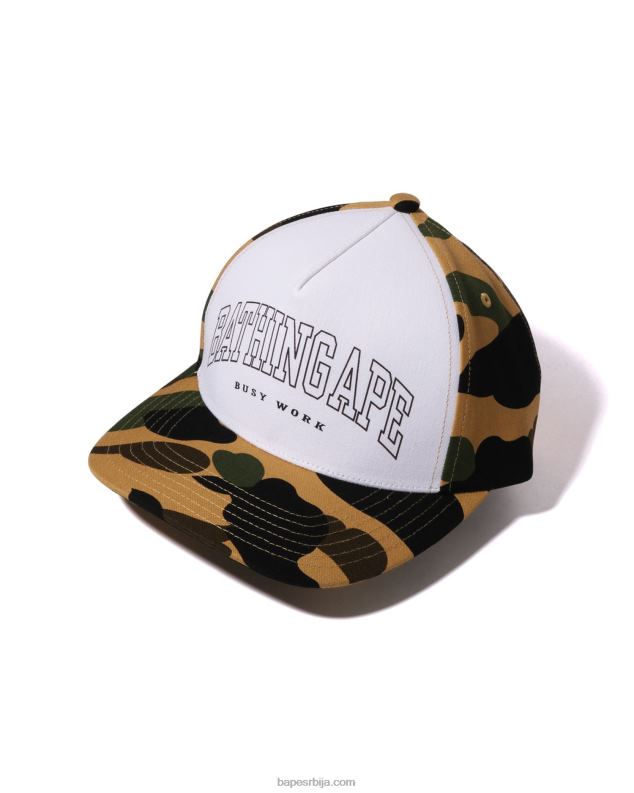 жута мушкарци A Bathing Ape 1. маскирна капа J4280472