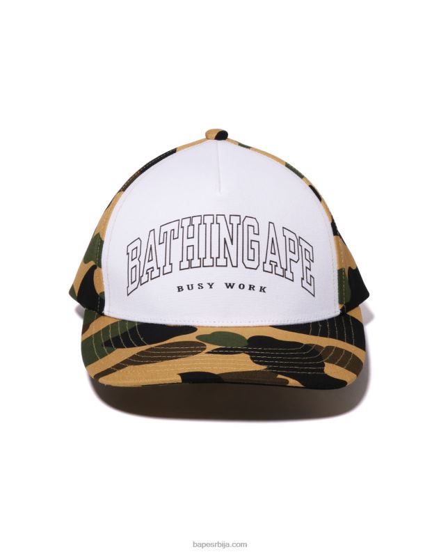 жута мушкарци A Bathing Ape 1. маскирна капа J4280472