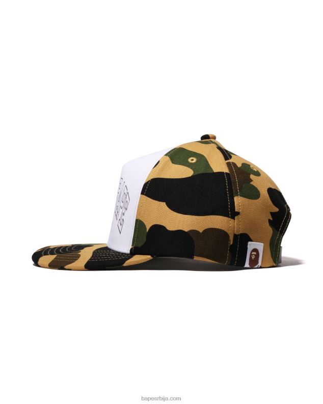 жута мушкарци A Bathing Ape 1. маскирна капа J4280472
