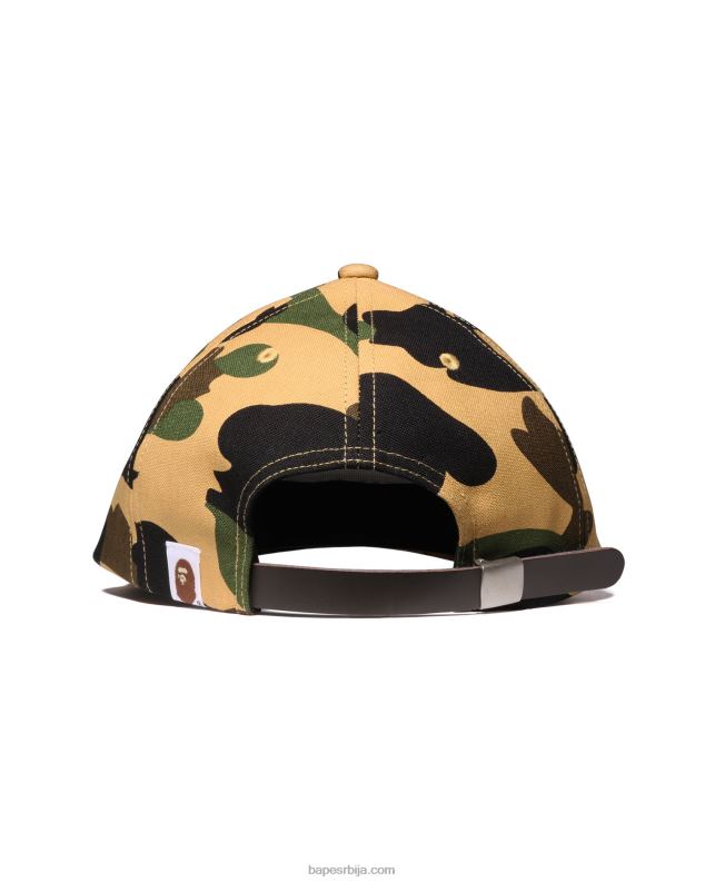 жута мушкарци A Bathing Ape 1. маскирна капа J4280472