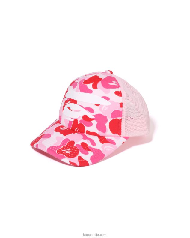 розе мушкарци A Bathing Ape абц цамо фаце мрежаста капа J4280404