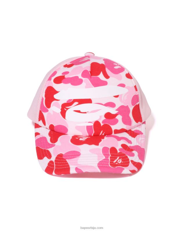 розе мушкарци A Bathing Ape абц цамо фаце мрежаста капа J4280404
