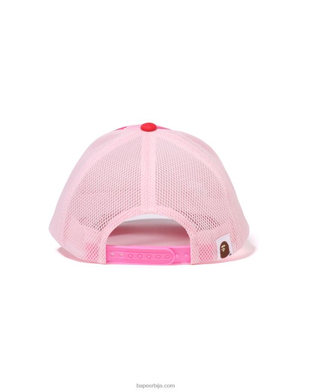 розе мушкарци A Bathing Ape абц цамо фаце мрежаста капа J4280404