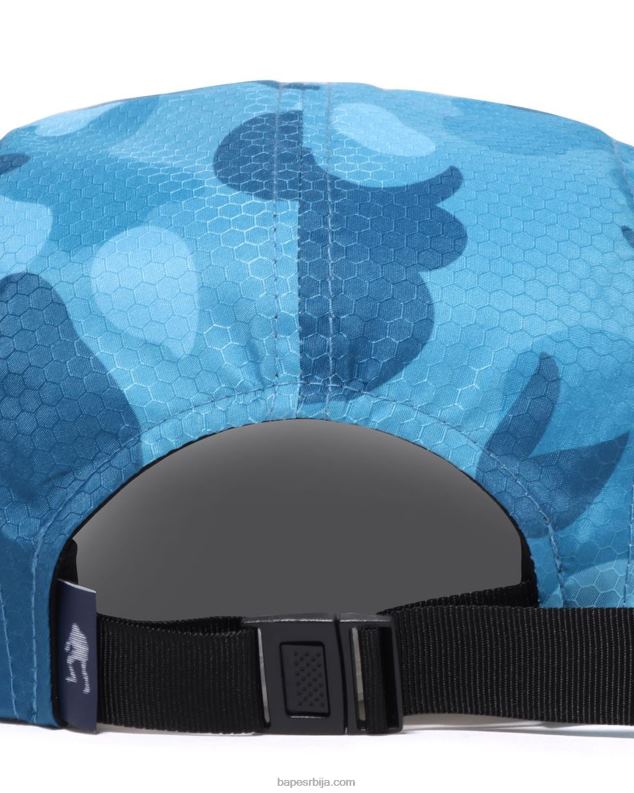 светло плава мушкарци A Bathing Ape саћаста маскирна капа J4280413