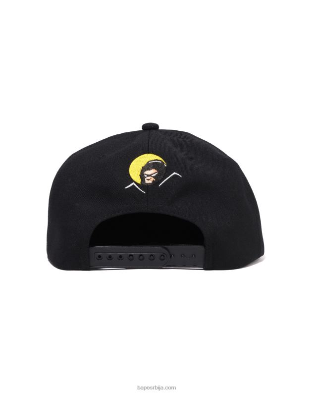 црн мушкарци A Bathing Ape схадов снап бацк цап J4280415