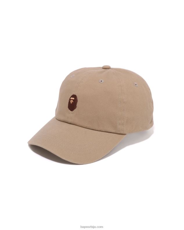 беж мушкарци A Bathing Ape капа панела са једном тачком J4280442