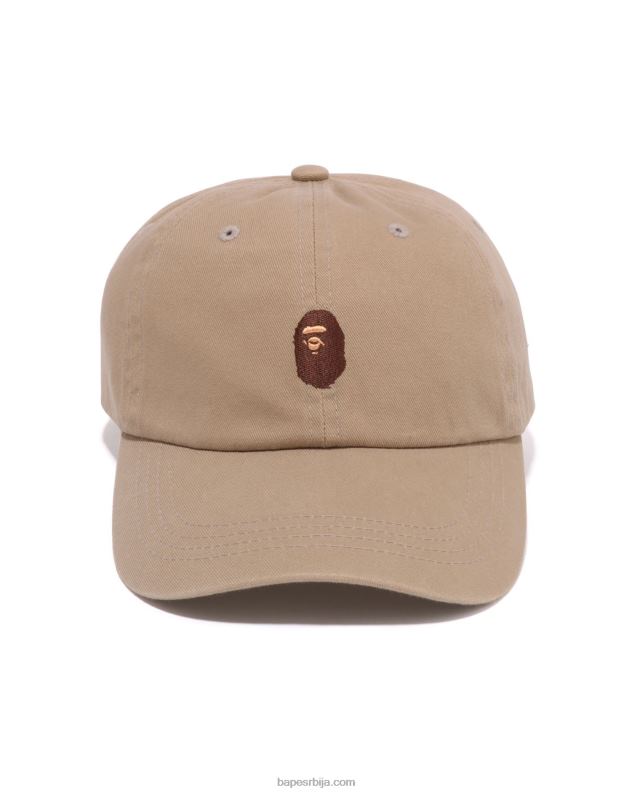 беж мушкарци A Bathing Ape капа панела са једном тачком J4280442