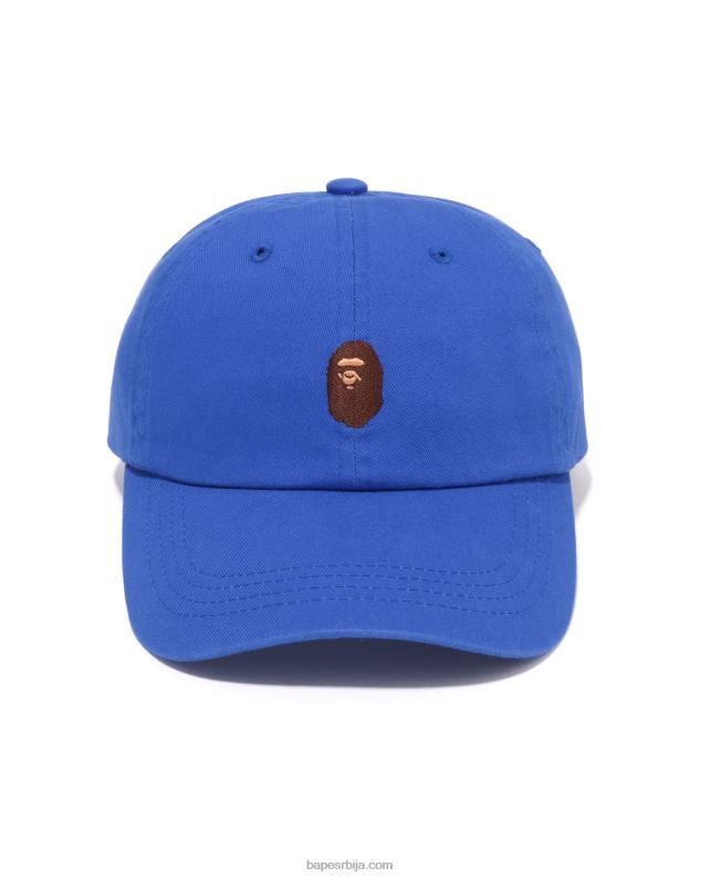 краљевско плаво мушкарци A Bathing Ape капа панела са једном тачком J4280444