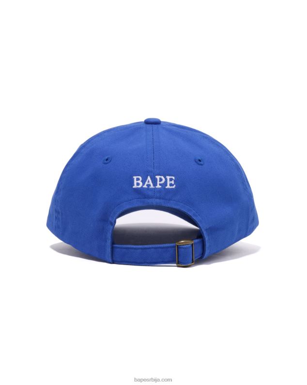 краљевско плаво мушкарци A Bathing Ape капа панела са једном тачком J4280444