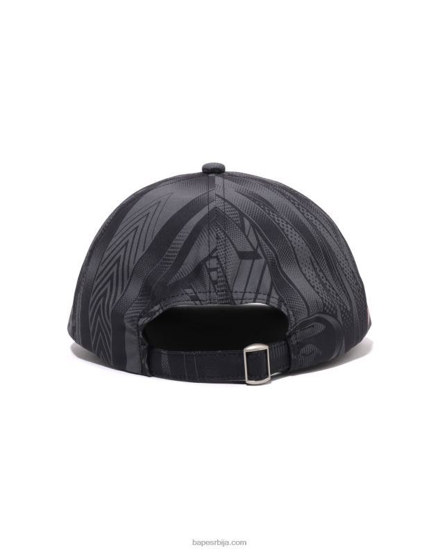 црн мушкарци A Bathing Ape спеед рацер панел цап J4280494