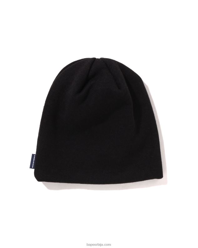 црн мушкарци A Bathing Ape лице плетене капе J4280496