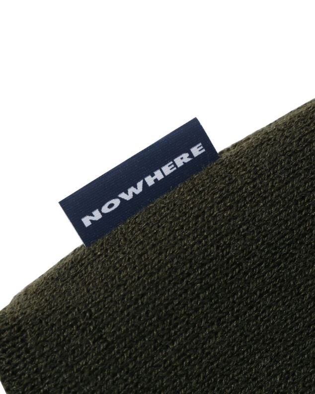 Војничко зелена мушкарци A Bathing Ape лице плетене капе J4280497