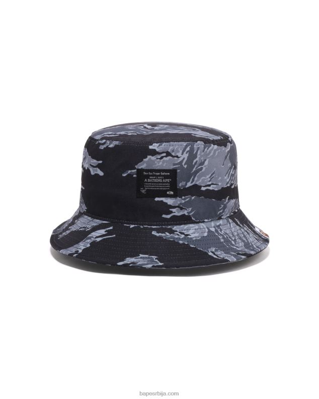 црн мушкарци A Bathing Ape тигар маскирна капа J4280499