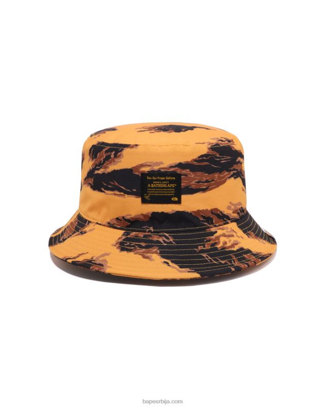 наранџаста мушкарци A Bathing Ape тигар маскирна капа J4280500