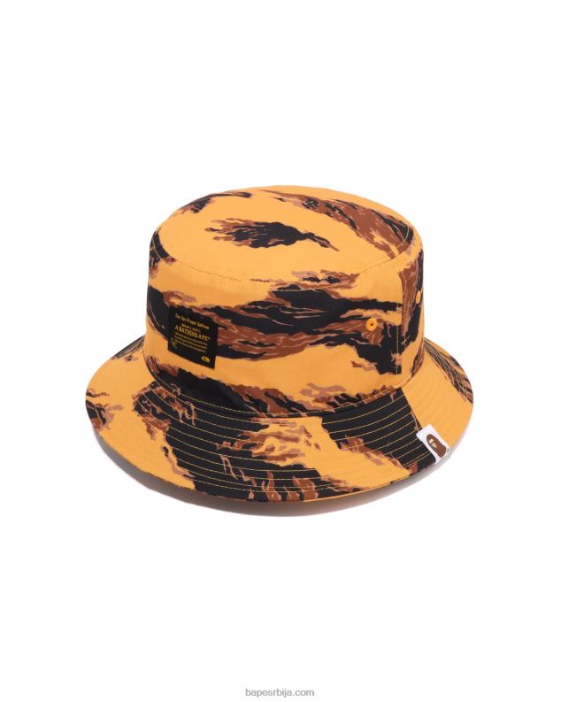 наранџаста мушкарци A Bathing Ape тигар маскирна капа J4280500