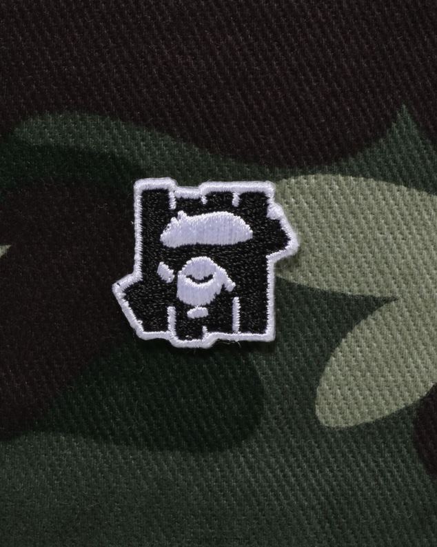Војничко зелена мушкарци A Bathing Ape к ундфтд маскирна капа од фланела у боји J4280518