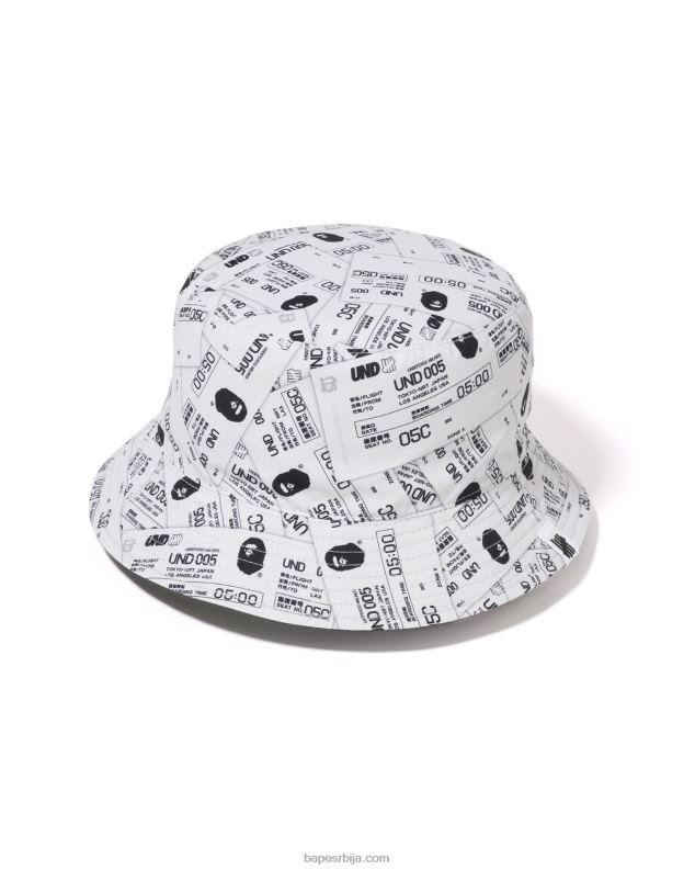 Војничко зелена мушкарци A Bathing Ape к ундфтд маскирна капа од фланела у боји J4280518