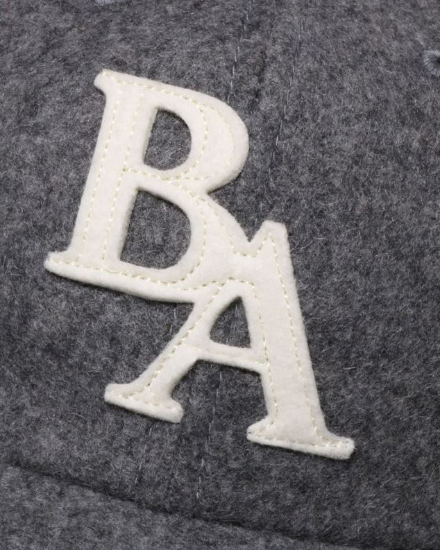 сива мушкарци A Bathing Ape глава мелтон панел капа J4280523