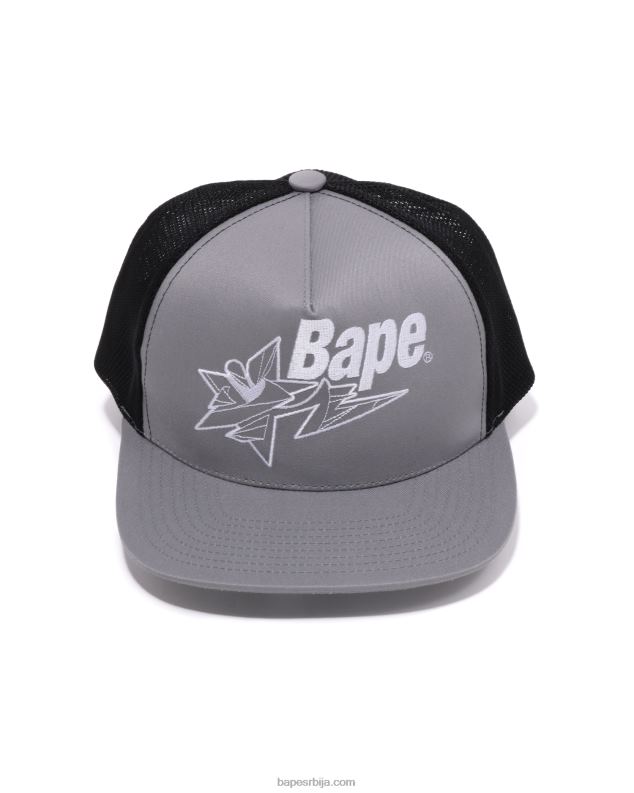 сива мушкарци A Bathing Ape к лдг мрежаста капа J4280527