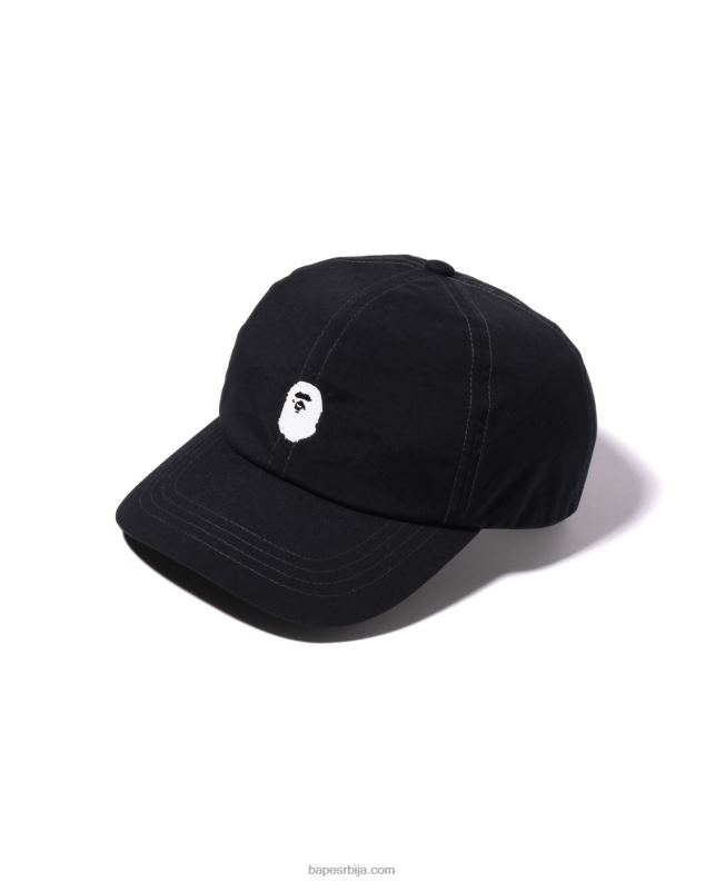 црн мушкарци A Bathing Ape капа панела са једном тачком J4280537