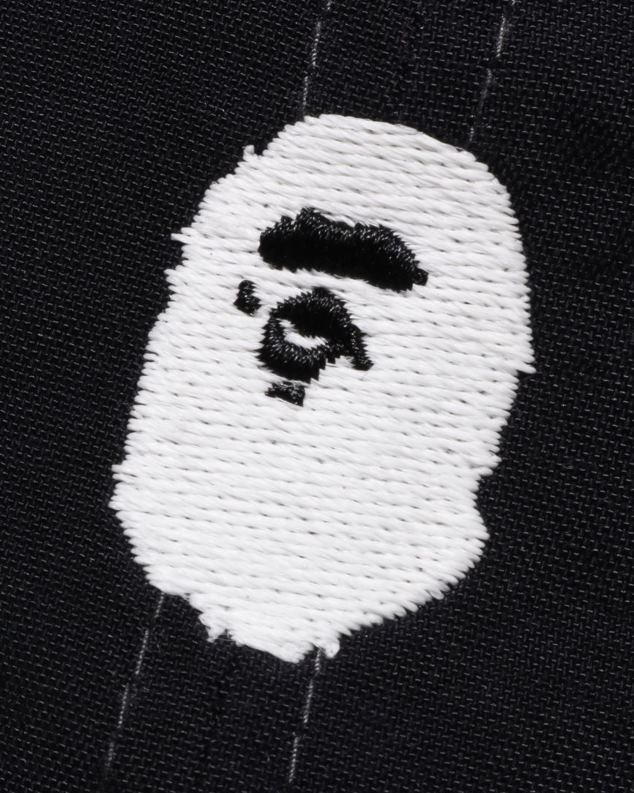 црн мушкарци A Bathing Ape капа панела са једном тачком J4280537