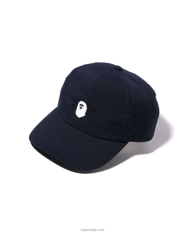 Морнарско плаво мушкарци A Bathing Ape капа панела са једном тачком J4280538