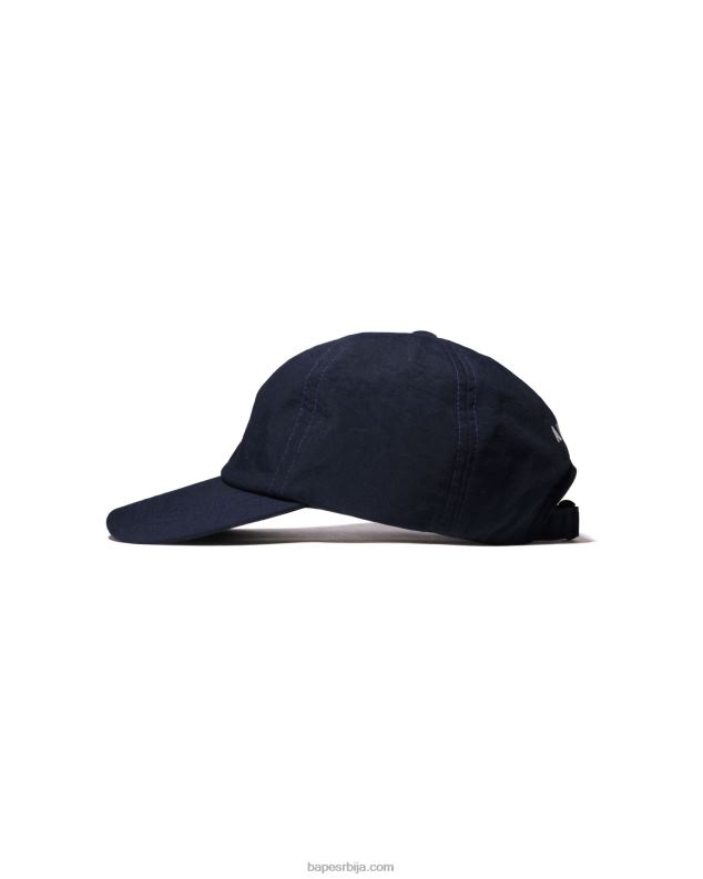 Морнарско плаво мушкарци A Bathing Ape капа панела са једном тачком J4280538