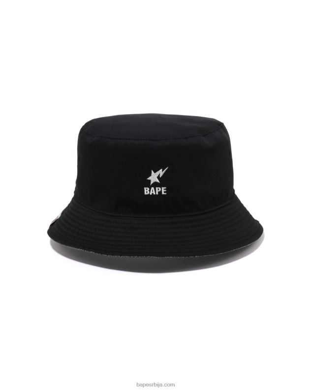 сива мушкарци A Bathing Ape змија реверзибилни шешир J4280541