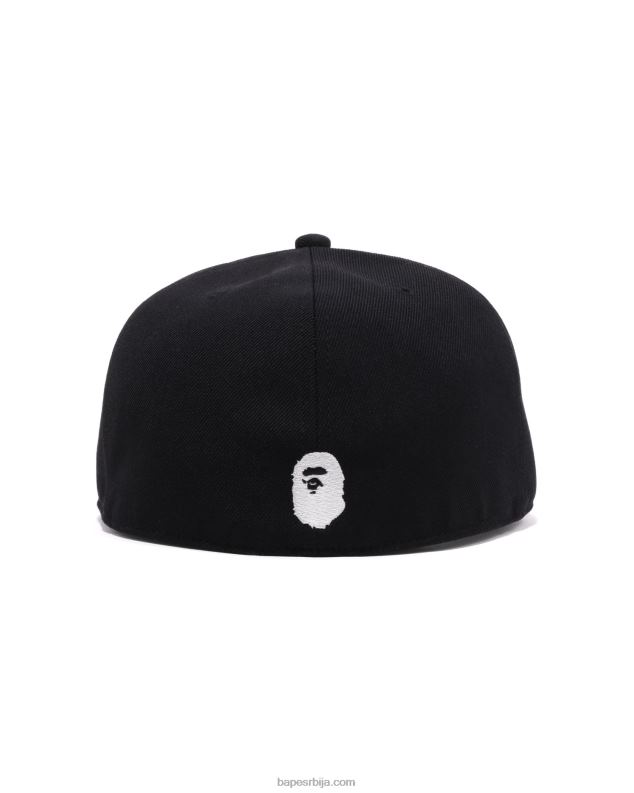 црн мушкарци A Bathing Ape змија панел капа J4280545