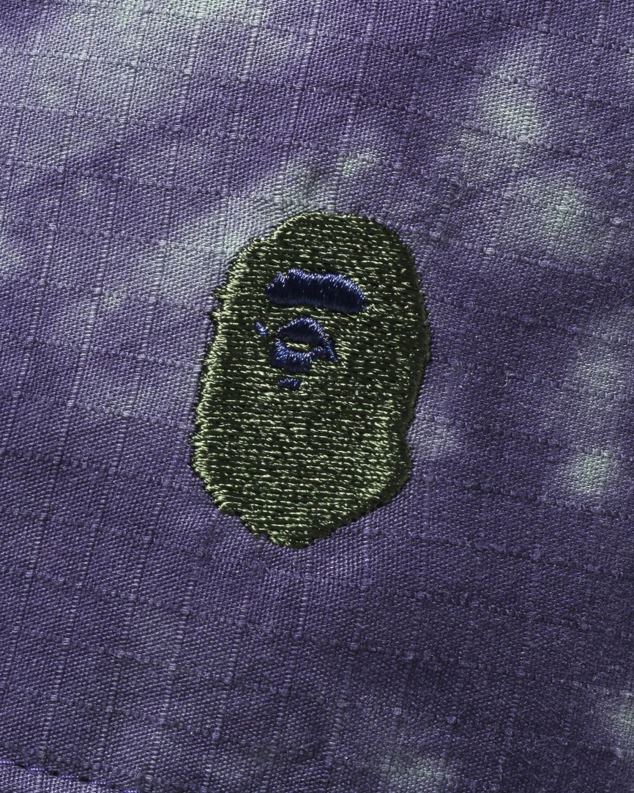 љубичаста мушкарци A Bathing Ape тие дие шешир за једну тачку J4280570