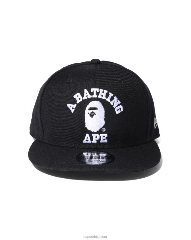 црн мушкарци A Bathing Ape колеџ нова ера снап бацк цап J4280575