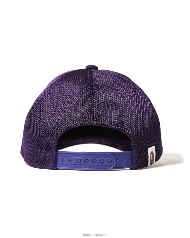 љубичаста мушкарци A Bathing Ape к стусси камионска капа J4280584