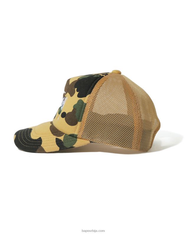 жута мушкарци A Bathing Ape к стусси камионска капа J4280585
