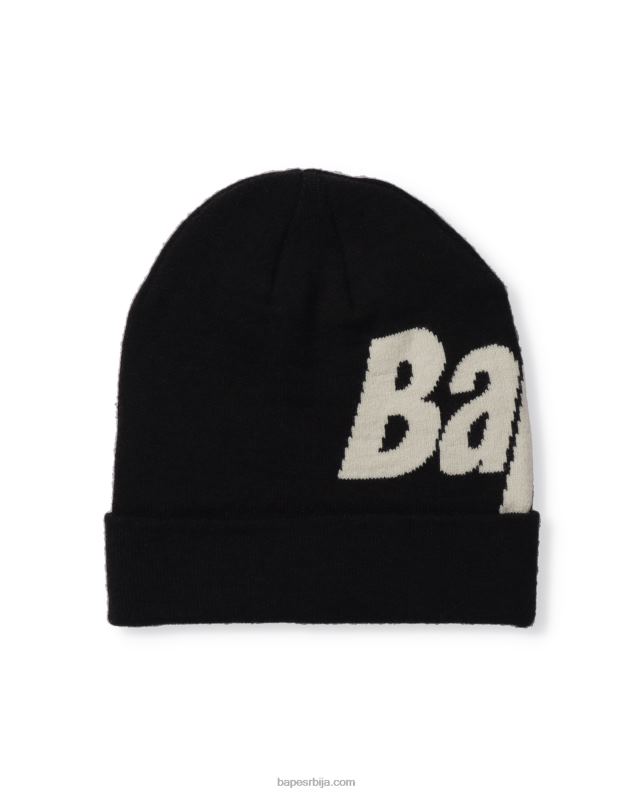 црн мушкарци A Bathing Ape плетена капа J4280628