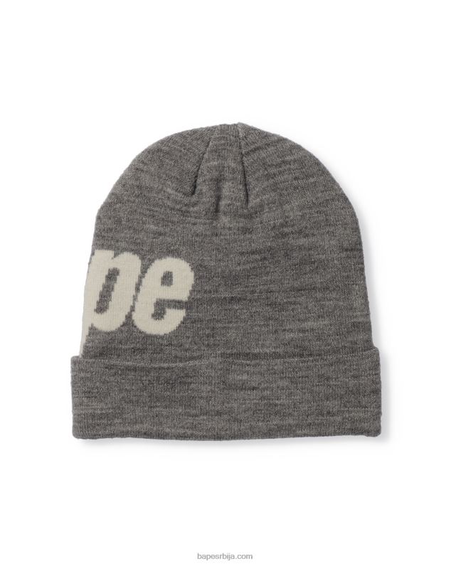 сива мушкарци A Bathing Ape плетена капа J4280630