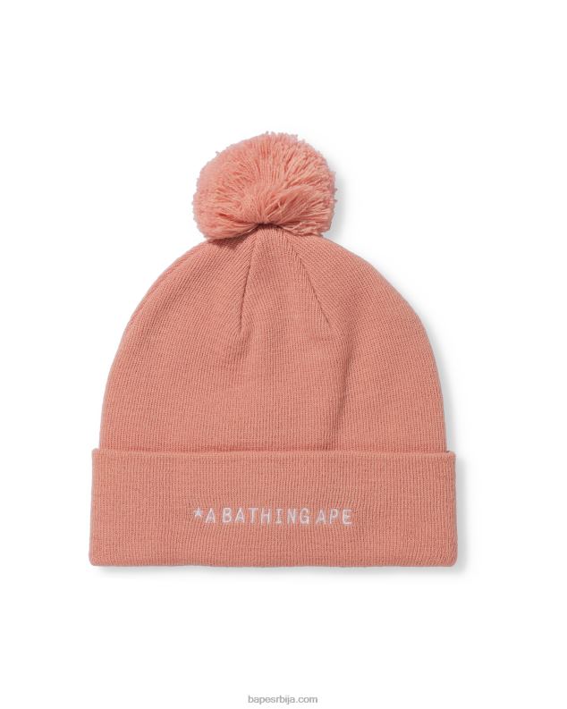 розе мушкарци A Bathing Ape плетена капа J4280639