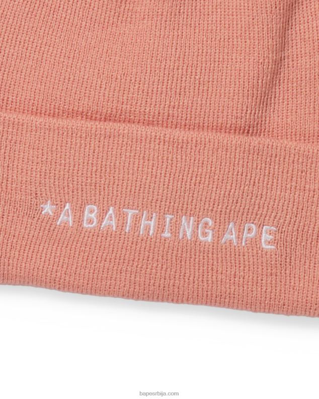 розе мушкарци A Bathing Ape плетена капа J4280639
