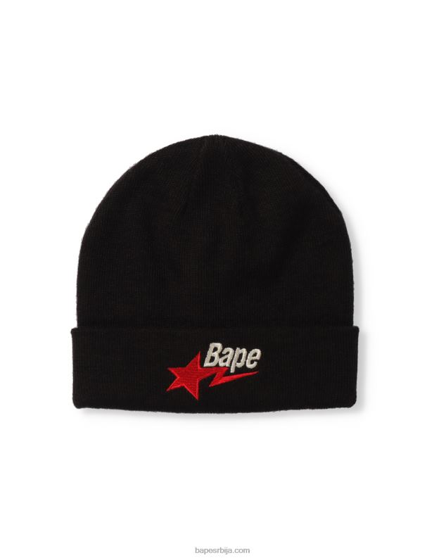 црн мушкарци A Bathing Ape плетена капа J4280640
