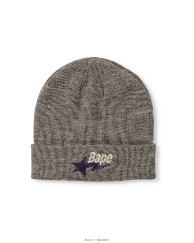 сива мушкарци A Bathing Ape плетена капа J4280641