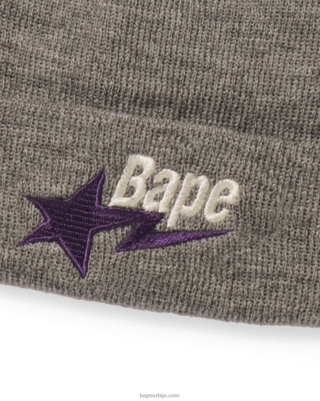 сива мушкарци A Bathing Ape плетена капа J4280641