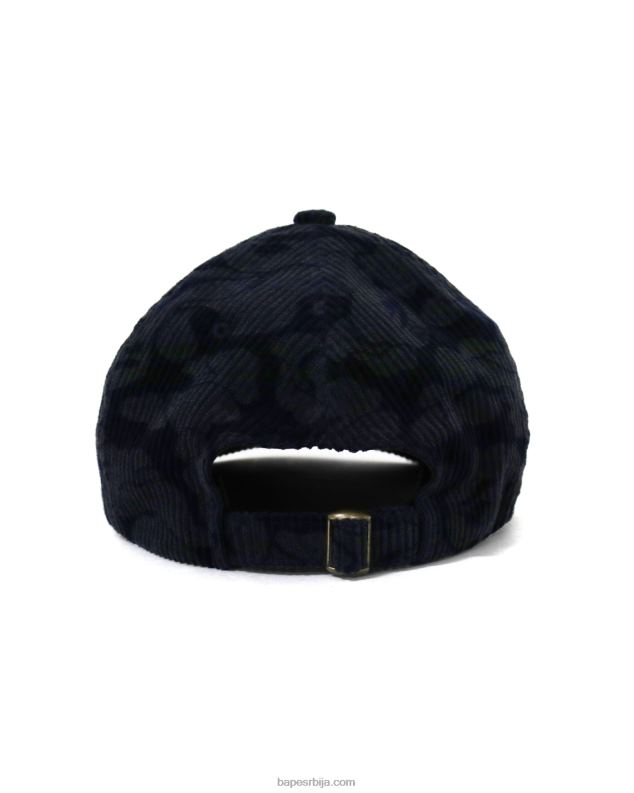 Морнарско плаво мушкарци A Bathing Ape чврста маскирна капа од сумота J4280643