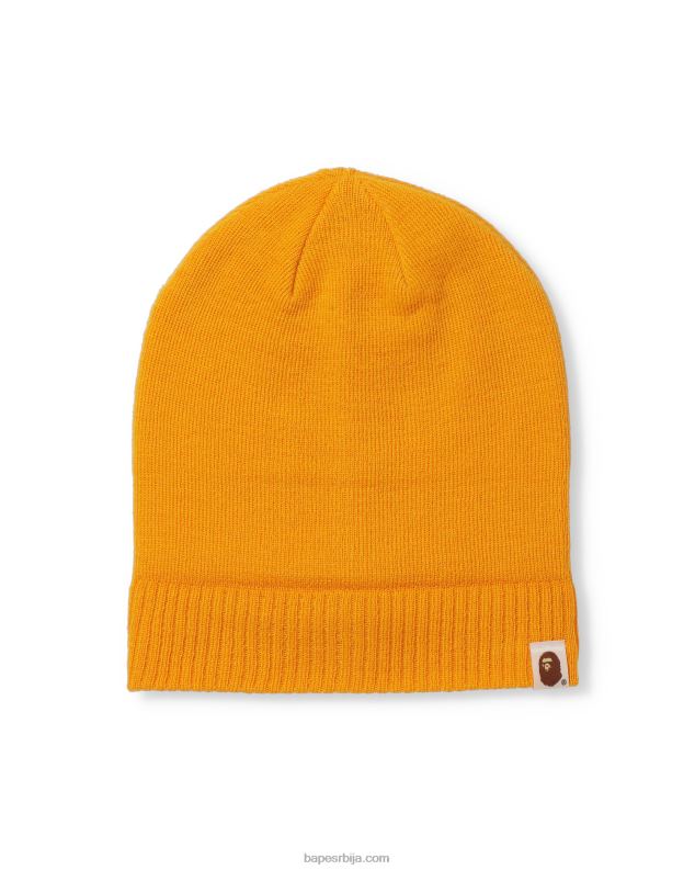 жута мушкарци A Bathing Ape Двосмерна плетена капа J4280646