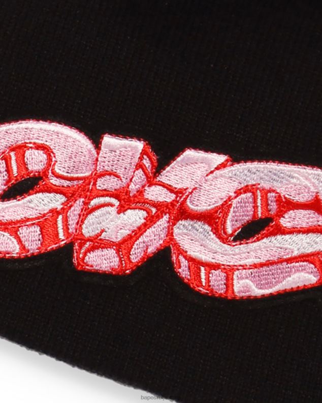 црн мушкарци A Bathing Ape х ово плетена капа J4280652