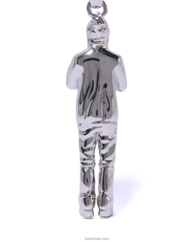 сребро мушкарци A Bathing Ape ајкула сеијин огрлица J4280467
