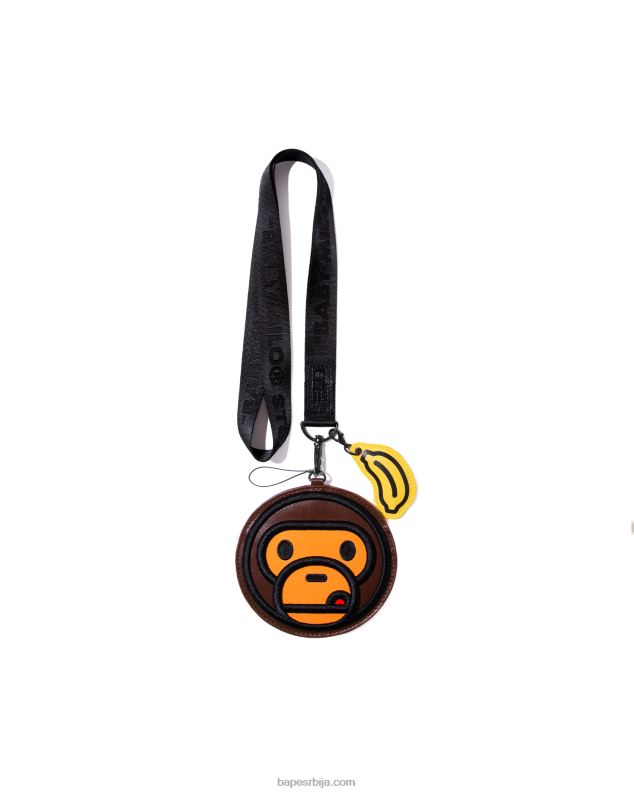 браон мушкарци A Bathing Ape носилац личне карте J42801165