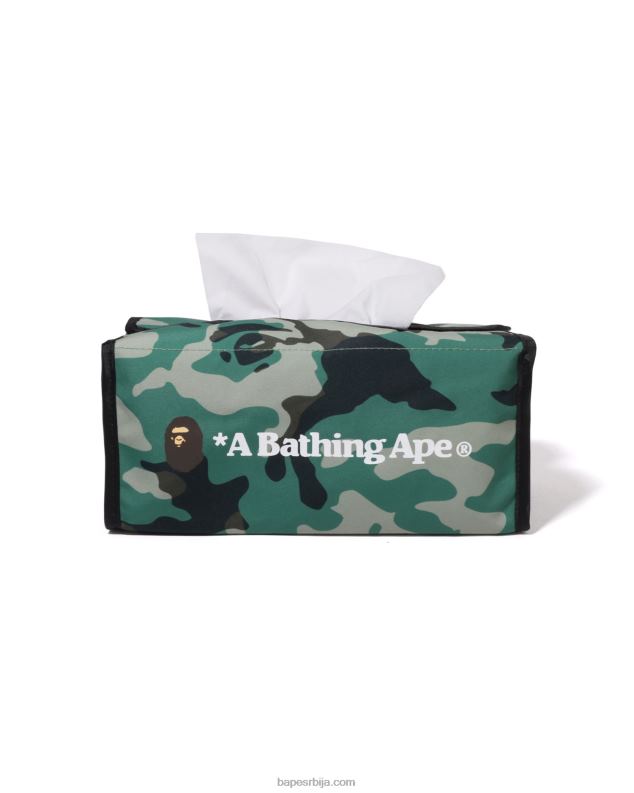 Војничко зелена мушкарци A Bathing Ape воодланд цамо травел футрола J4280455