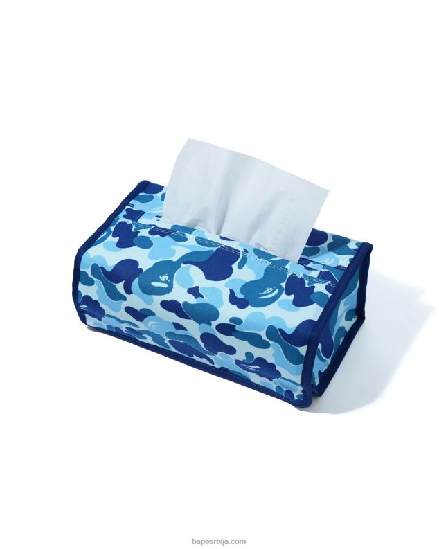 Плави мушкарци A Bathing Ape абц цамо тканина покривач J4280491